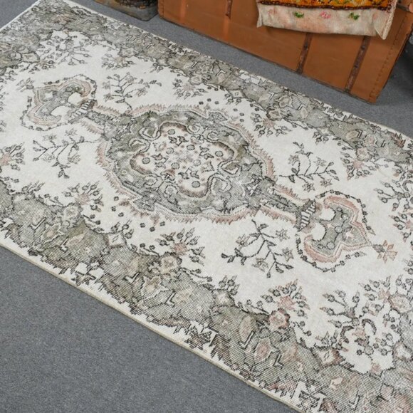 Vintage Hand Knotted Accent Rug - Picture 3 of 7